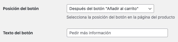 Texto del botón de WhatsApp en la ficha de producto de WooCommerce