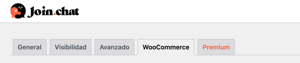 barra ajustes woocommerce