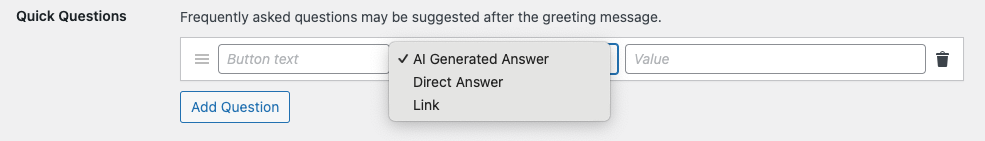 Quick Questions